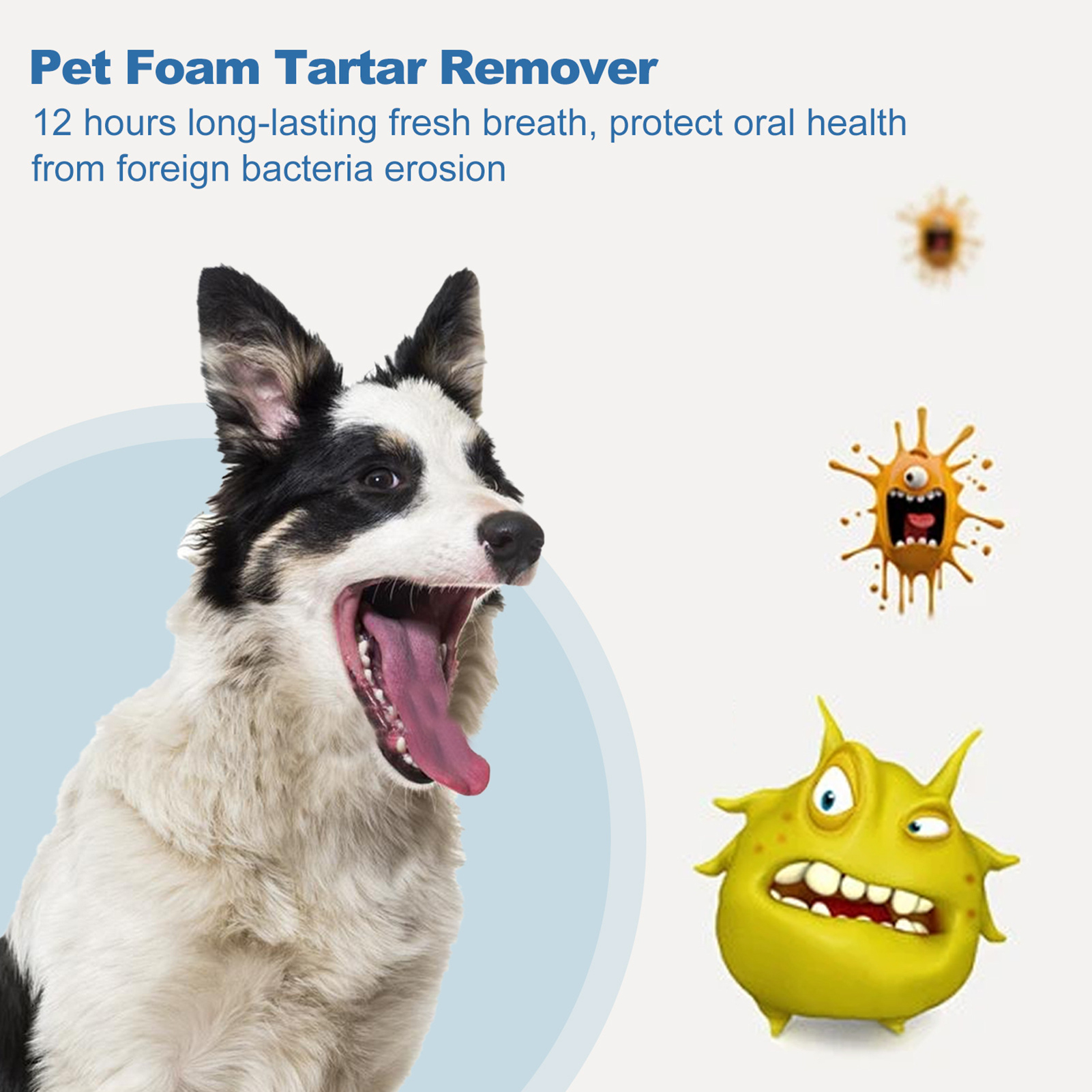 Teeth Whitening And Stain Removal - 60ml Pets Oral Care Foam Gentle