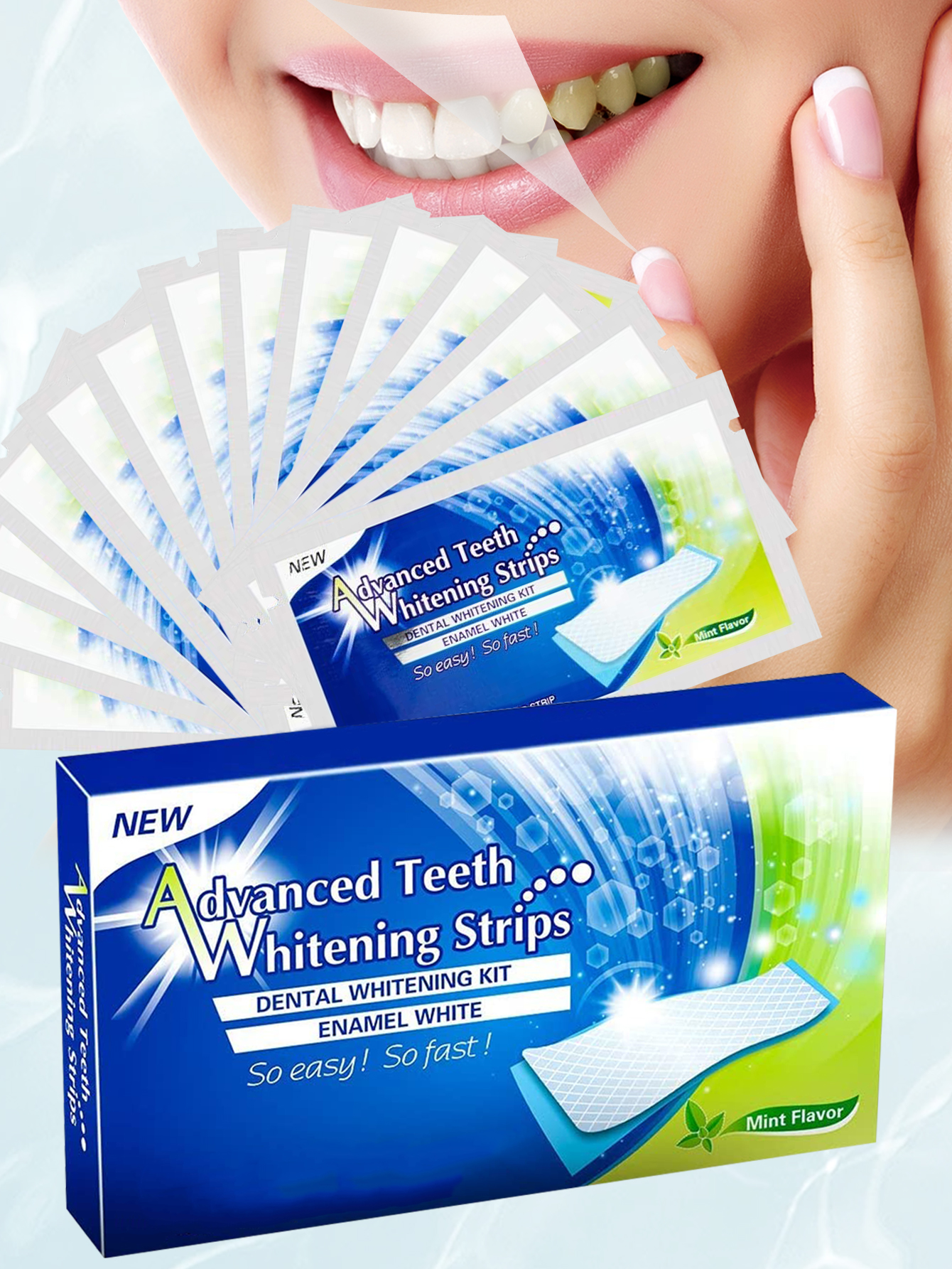 Teeth Whitening Instant - Advanced Teeth Whitening Strip Instant Brightening