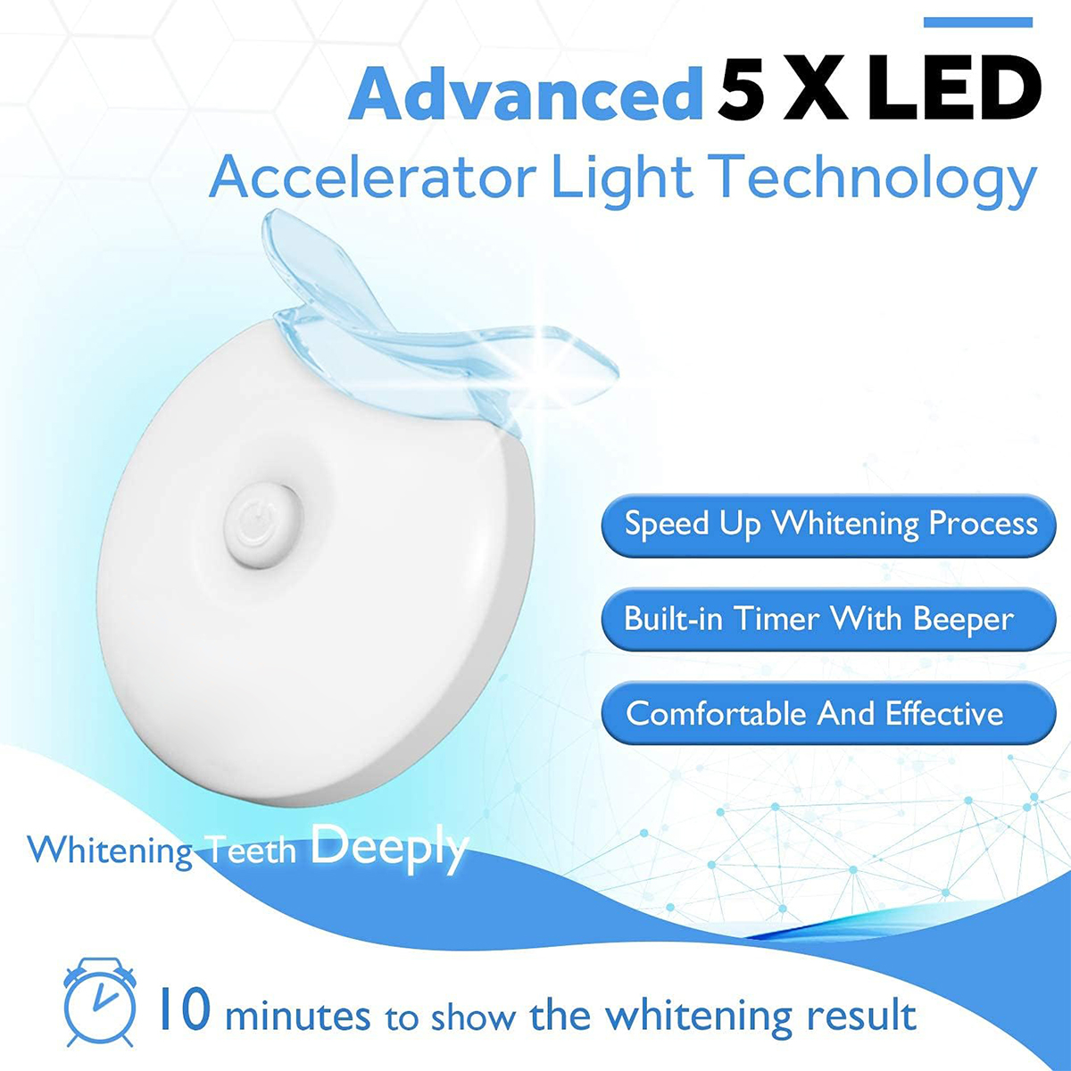 Teeth Whitening Kit - 5X LED L - Teeth Whitening And Stain Removal review and price