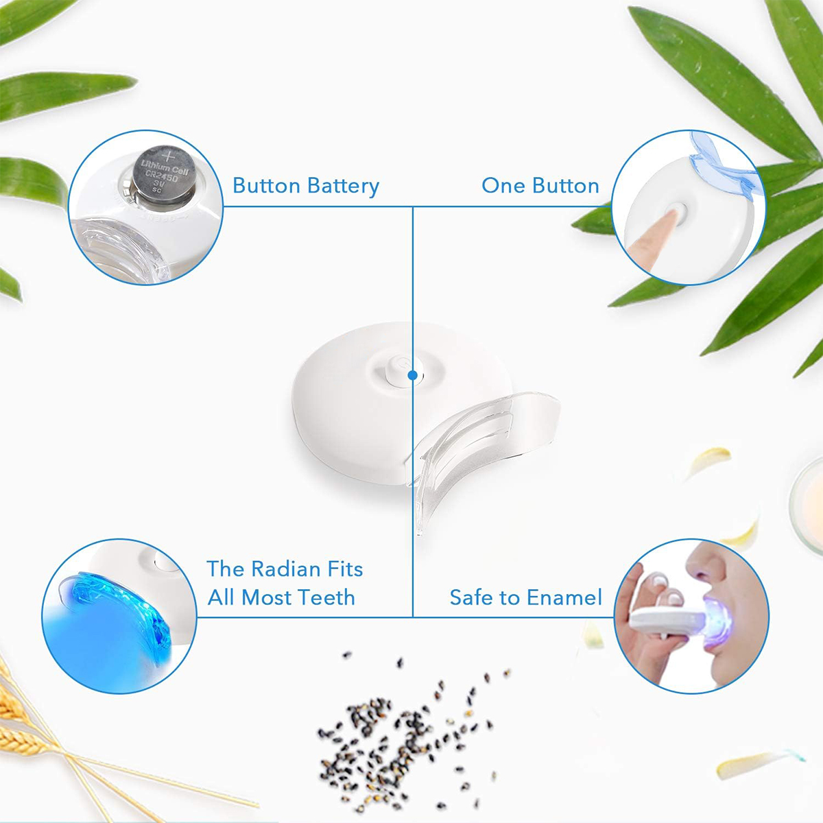 Teeth Whitening Kit - 5X LED L - Teeth Whitening And Stain Removal review and price