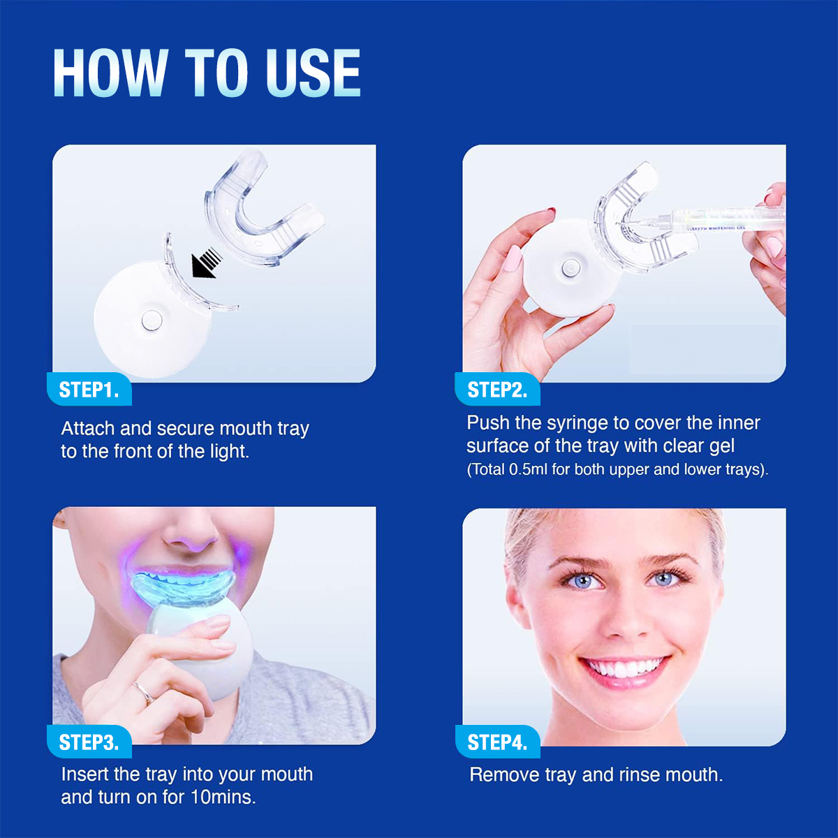 Teeth Whitening Kit - 5X LED L - Teeth Whitening And Stain Removal review and price