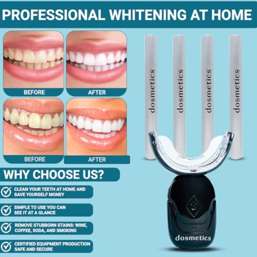 Teeth Whitening Kit with LED L - Teeth Whitening And Stain Removal review and price