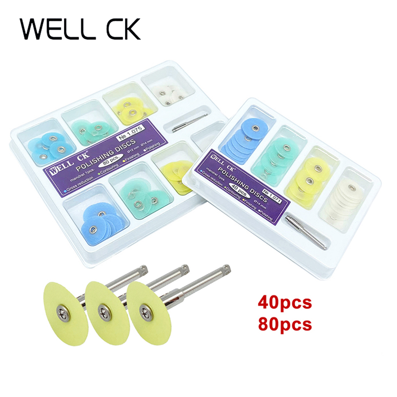 WELL CK 40/80Pcs Dental Polish - Teeth Whitening Professional review and price