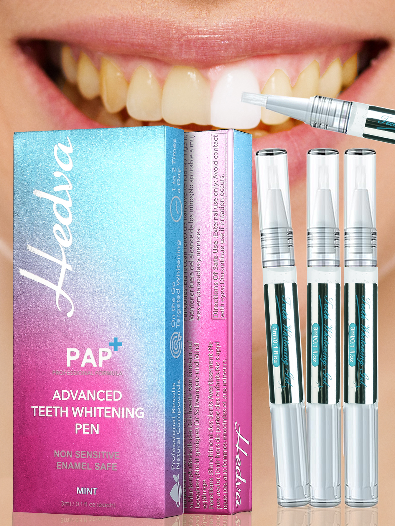 Hedva PAP+ Teeth Whitening Pen - Teeth Whitening Instant review and price