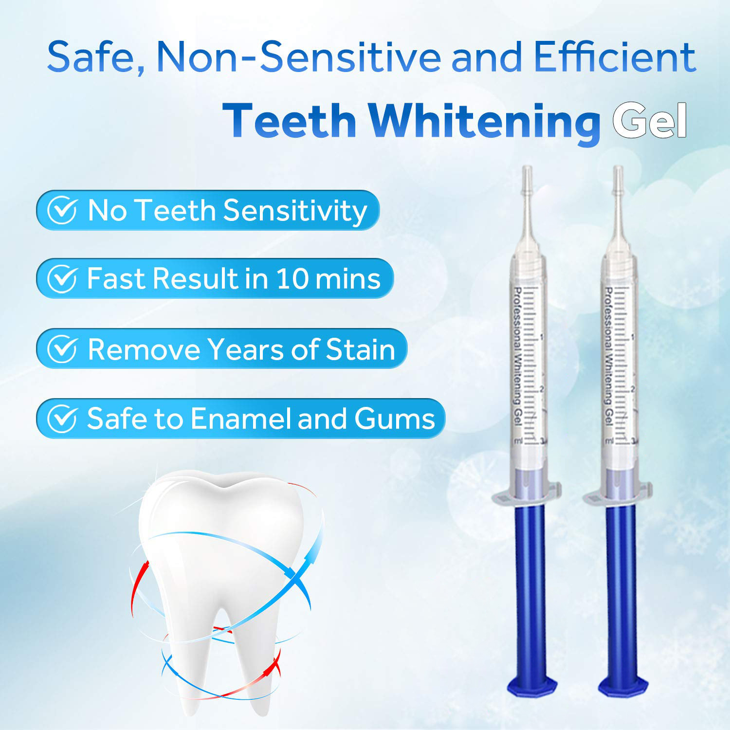 Teeth Whitening Gel Refill Syr - Teeth Whitening Gel Syringes review and price