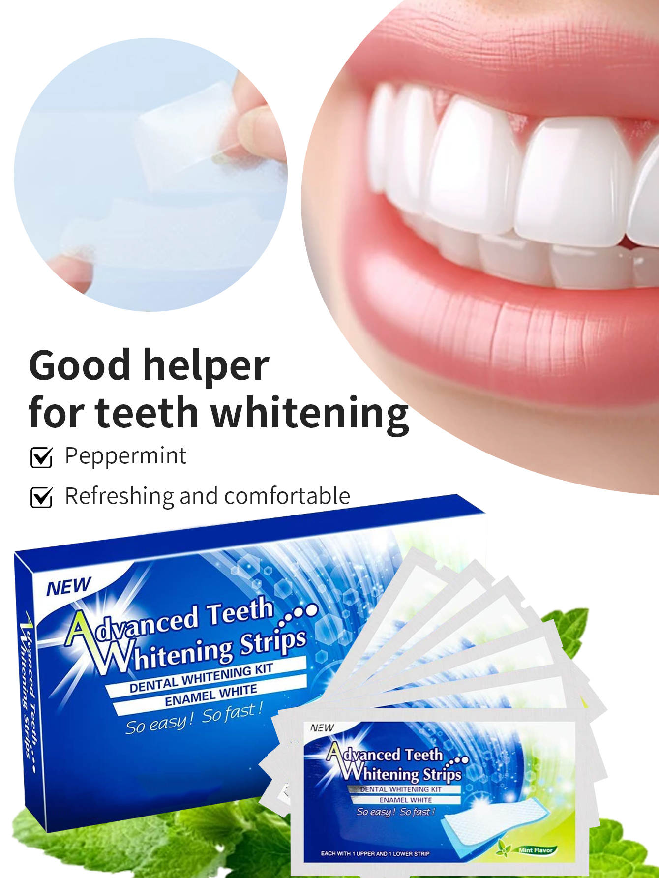 Advanced Teeth Whitening Strip - Teeth Whitening Instant review and price