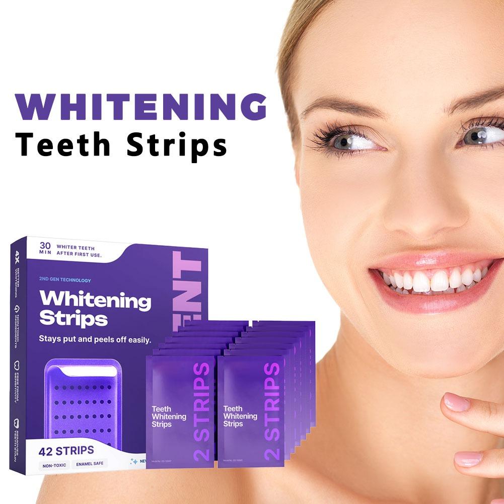 42 Strips Purple Teeth Whiteni - Teeth Whitening After Care review and price