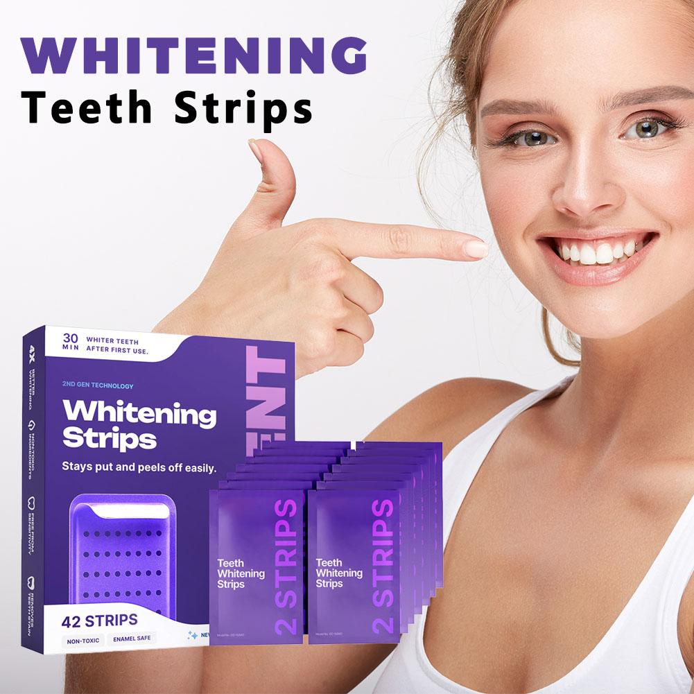 42 Strips Purple Teeth Whiteni - Teeth Whitening After Care review and price