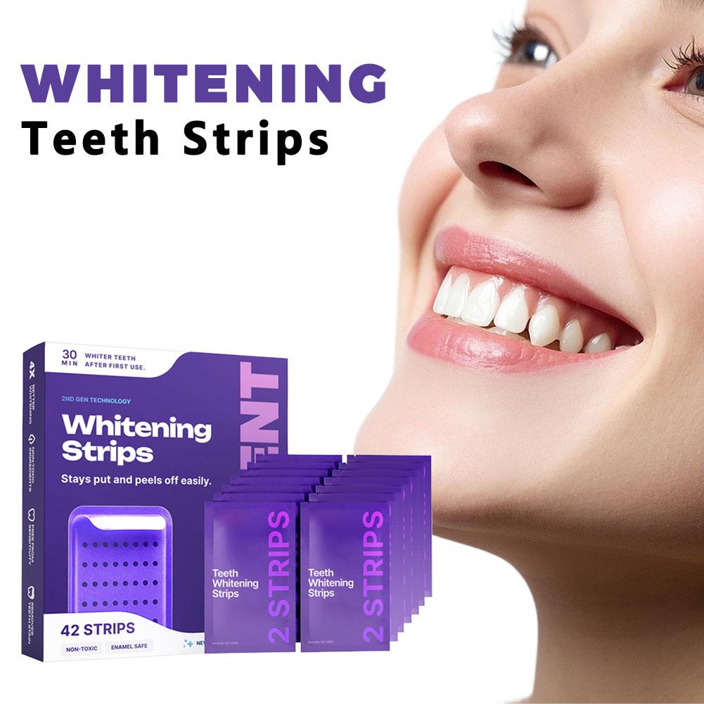 42 Strips Purple Teeth Whiteni - Teeth Whitening After Care review and price