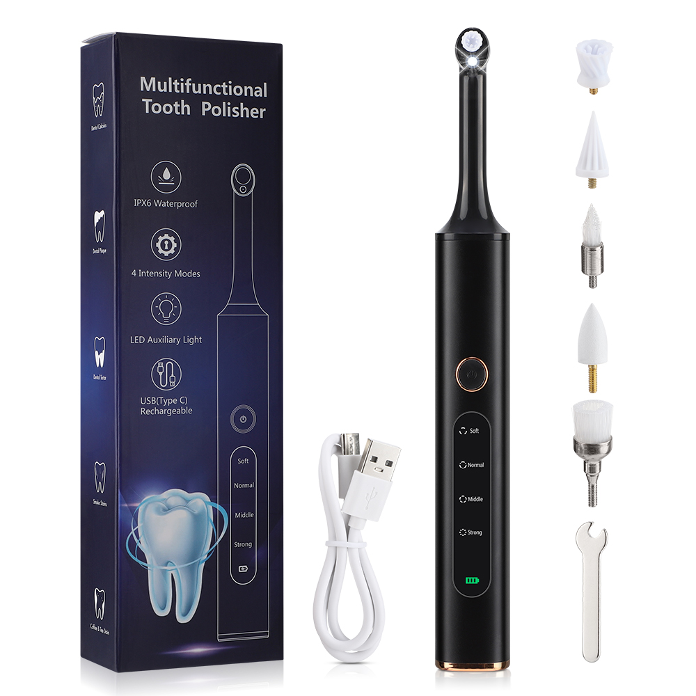 Electric Tooth Polisher 4 Mode - Teeth Whitening And Stain Removal review and price