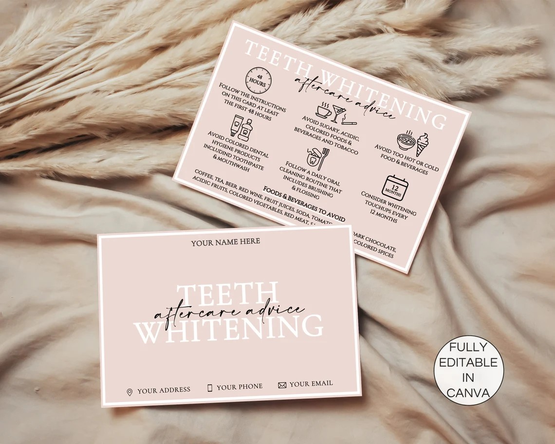 Custom Teeth Whitening Afterca - Teeth Whitening After Care review and price