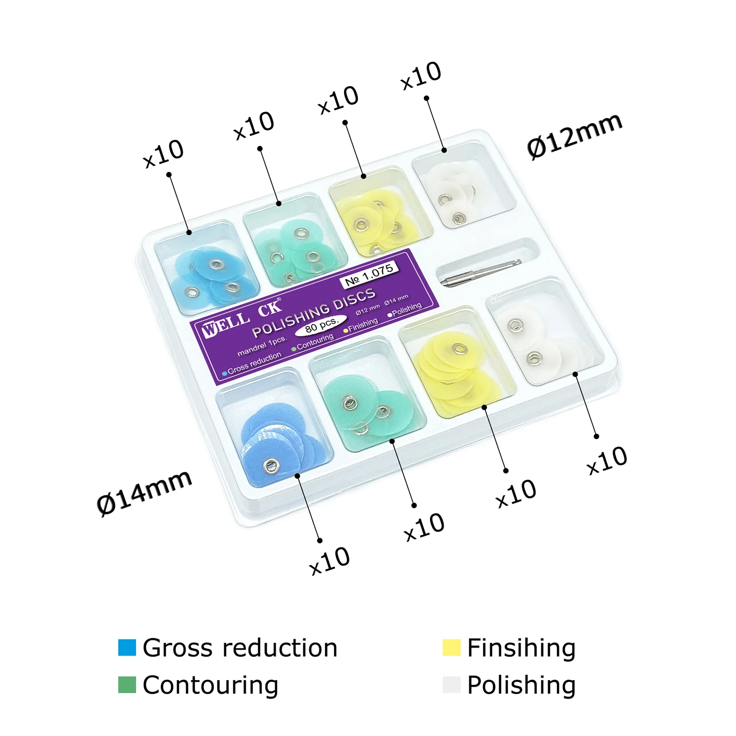 WELLCK Dental Polishing Discs  - Teeth Whitening Professional review and price