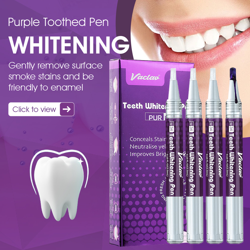 Vaclav V34 Purple teeth whiten - Teeth Whitening Instant review and price